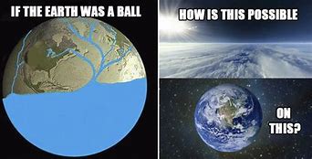 Image result for Who Said the Earth Was Flat Meme Gyatt