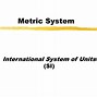 Image result for Metric System Measurements
