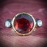 Image result for Gold Garnet Ring Antique