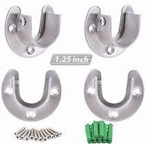 Image result for heavy duty curtains rod bracket