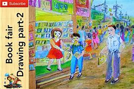 Image result for Book Fair Drawing for Kids