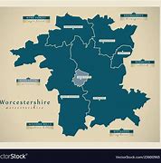 Image result for Worcestershire On Map