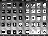 Image result for Black and White iPhone Theme