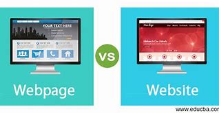 Image result for Difference Between WebPage and Website