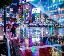 Image result for Tokyo City Rain