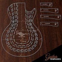 Image result for Les Paul Headstock Templates Actual Size