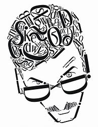 Image result for Typography Self Portrait