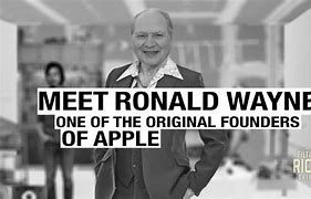 Image result for Ronald Wayne Apple Founder