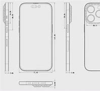 Image result for iPhone 14 Full Body Parts Size Chart PDF