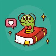 Image result for Cartoon Bookworm Thumbs Up