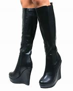 Image result for High Heel Wedge Boots