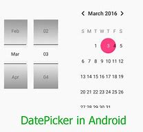 Image result for Date PICKER Template for Android