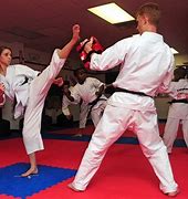 Image result for Man Kicks Martial Arts Karate Kick Girl