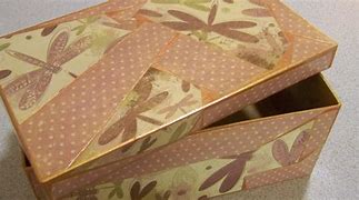 Image result for Decoupage Cardboard Box