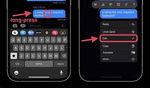 Image result for Edit iMessage