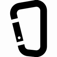 Image result for Carabiner Icon