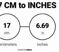Image result for How Long Is 17 Centimeters