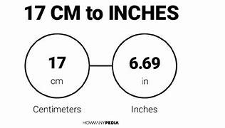 Image result for How Big Is 17 Cm in Inches