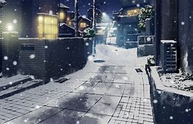 Image result for Winter Anime City
