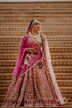 Royal Jaisalmer Wedding With A Dusty Pink Bridal Lehenga | WedMeGood