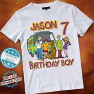Image result for Scooby Doo Birthday Shirt