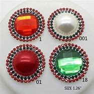 Image result for Round Rhinestone Buttons