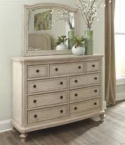 Image result for White Dresser with Mirror