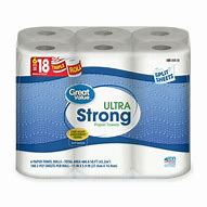 Image result for Great Value Paper Towels and Bath Tissue