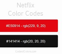 Image result for Netflix Color Code