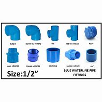 Image result for PVC Elbow Blue Sizes