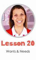 Image result for Wants and Needs Lesson Plan