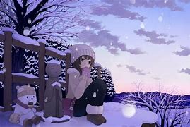 Image result for Anime Boy Winter Wallpaper 4K