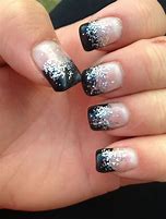 Image result for Black Nail Glam Designs