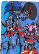 Image result for Amy and Metal Sonic as Friends