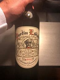 Image result for Martin Estate Cabernet Sauvignon Collector's Reserve Rutherford