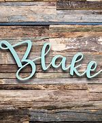Image result for Wooden Name Signs