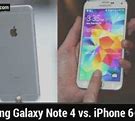 Image result for iPhone 6 vs Note 4