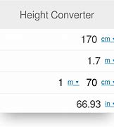 Image result for Height to Cm Converter