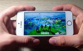 Image result for Playing Fortnite On iPhone SE