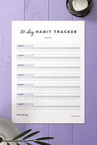 Image result for 30-Day Tracker Printable Free