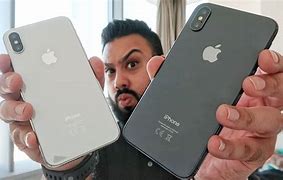 Image result for iPhone X Space Gray vs Black