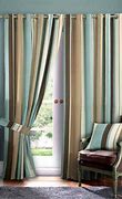 Image result for Blue and Brown Living Room Curtains