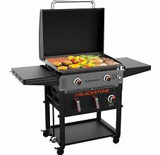 Image result for Blackstone 28" Outdoor Griddle With Hard Cover, Black