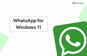 Image result for WhatsApp Desktop Windows 11