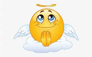 Image result for Angel Smiley-Face Emoji