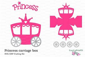 Image result for Princess Favor Box Template