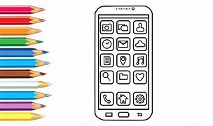 Image result for Cartoon Handphone Drawing