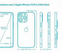 Image result for How Big Is iPhone 13 Pro Inches