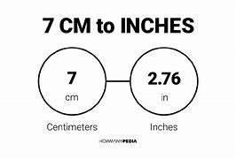 Image result for What Is 7 Inches in Cm
