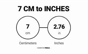 Image result for 7 in to Cm